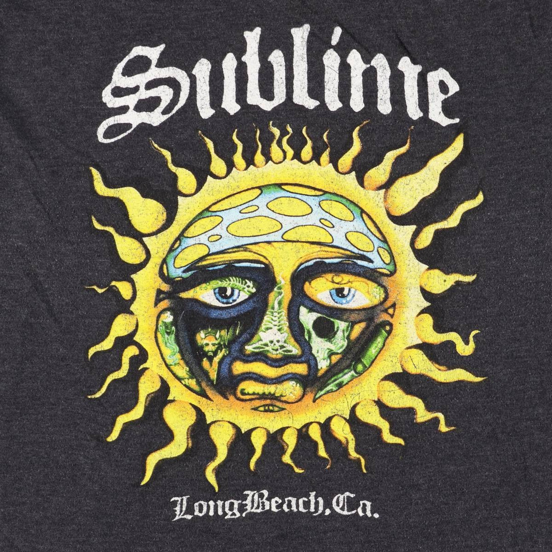 SUBLIME Band T-shirt, Men's S size cotton black type Vintage Second Hand