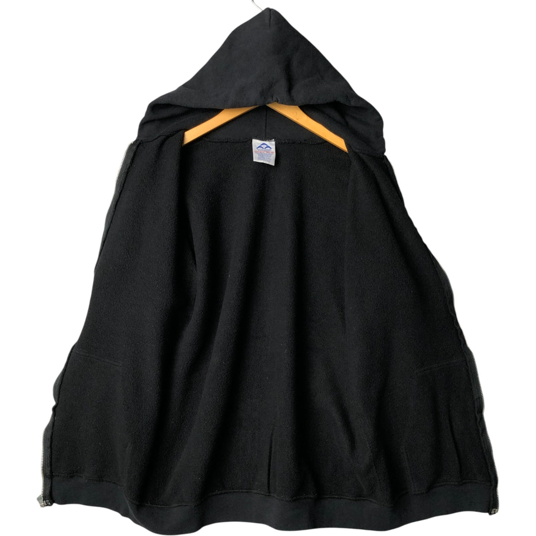 90s-00'S ALSTYLE Sweatshirt Full Zip Hoodie, Men's Size M cotton black type Vintage Second Hand