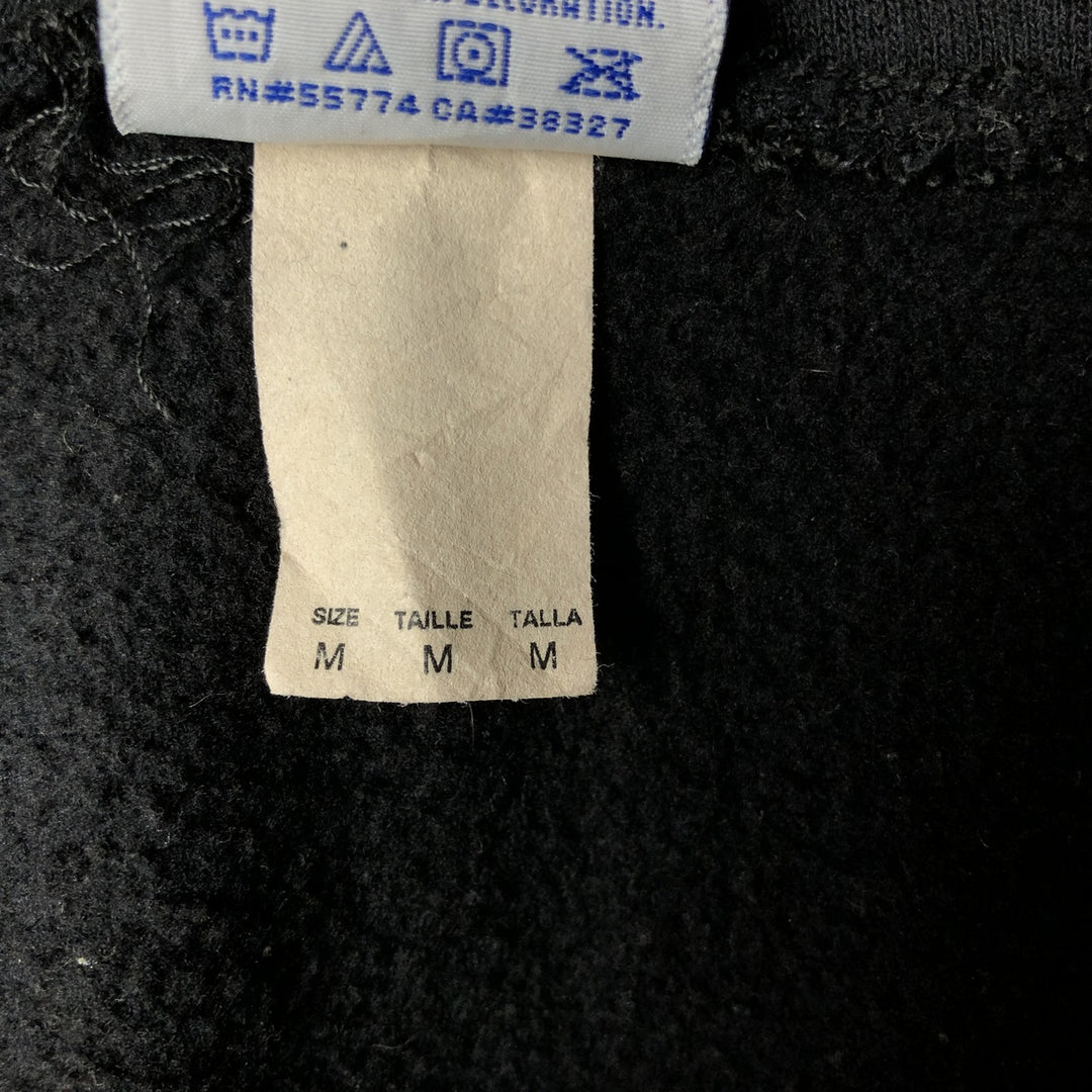 90s-00'S ALSTYLE Sweatshirt Full Zip Hoodie, Men's Size M cotton black type Vintage Second Hand