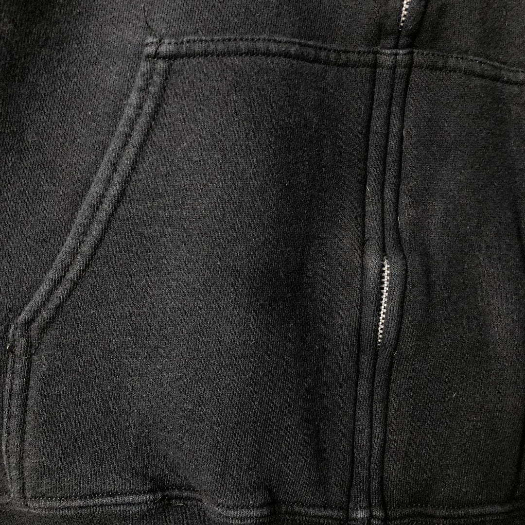 90s-00'S ALSTYLE Sweatshirt Full Zip Hoodie, Men's Size M cotton black type Vintage Second Hand