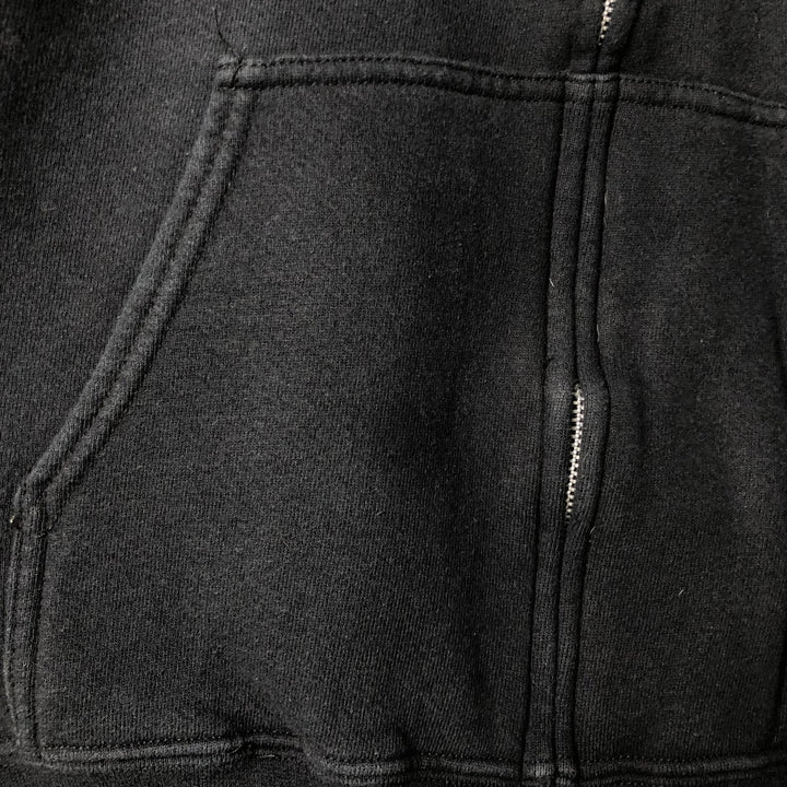 90s-00'S ALSTYLE Sweatshirt Full Zip Hoodie, Men's Size M cotton black type Vintage Second Hand