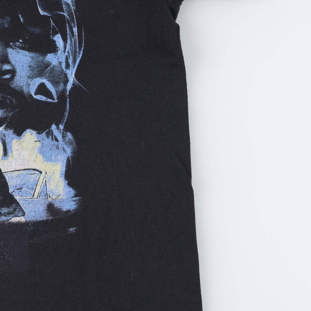 ICE CUBE Rap T-shirt, Men's M size cotton black type Vintage Second Hand