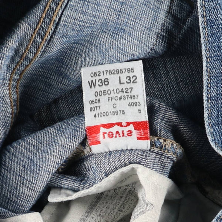 Levi's 501 Straight Leg Button-Fly Denim Pants for Men, W36 cotton blue type Vintage Second Hand