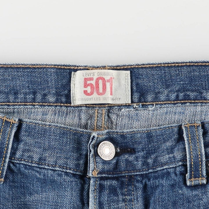 Levi's 501 Straight Leg Button-Fly Denim Pants for Men, W36 cotton blue type Vintage Second Hand