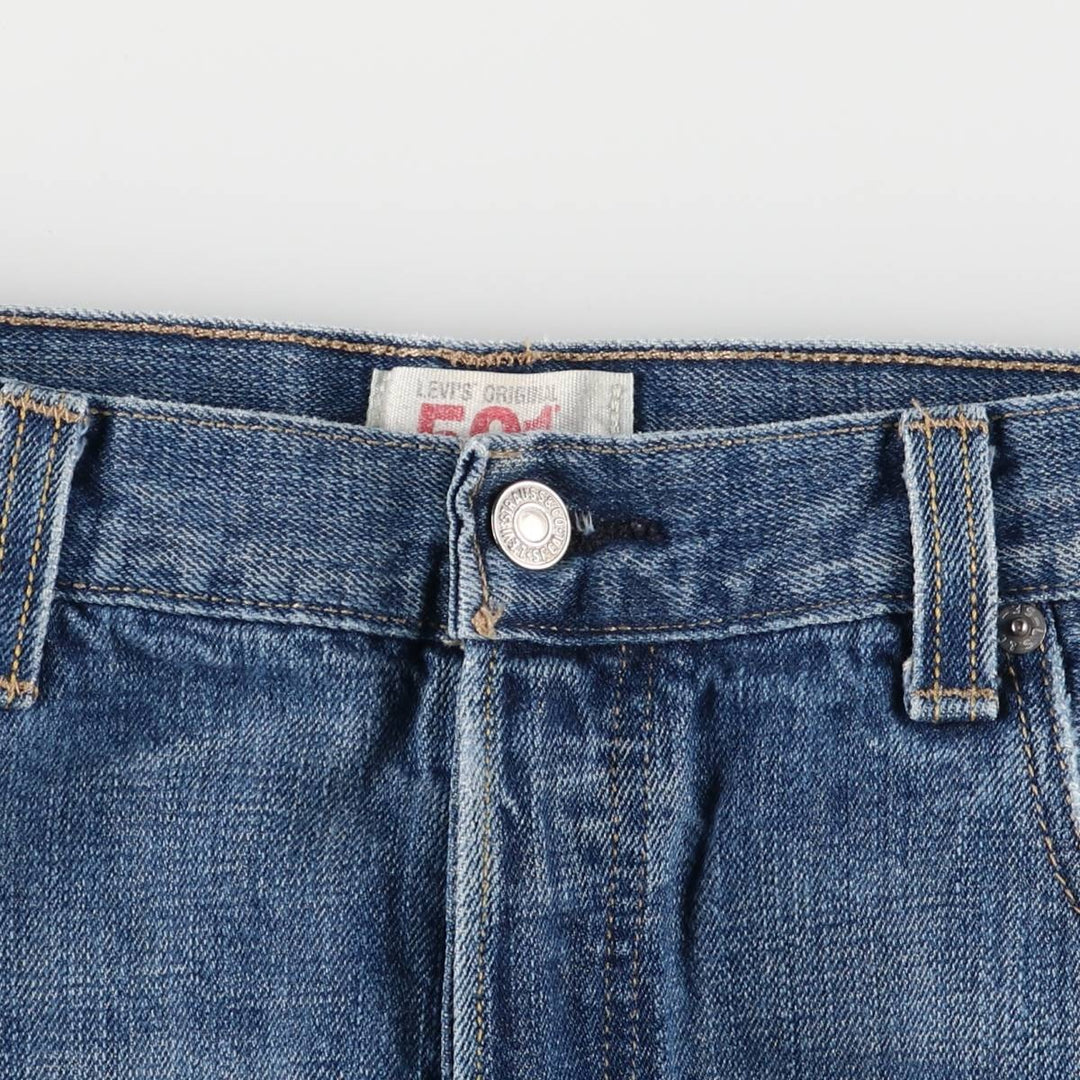 Levi's 501 Straight Leg Button-Fly Denim Pants for Men, W36 cotton blue type Vintage Second Hand