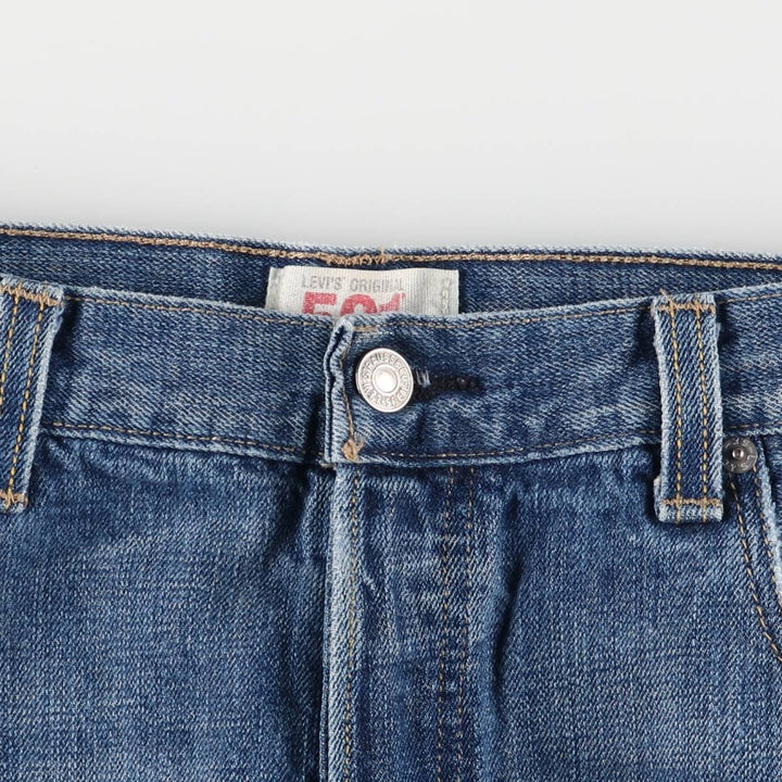 Levi's 501 Straight Leg Button-Fly Denim Pants for Men, W36 cotton blue type Vintage Second Hand