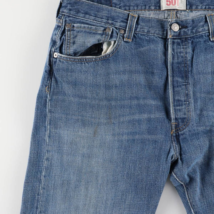 Levi's 501 Straight Leg Button-Fly Denim Pants for Men, W36 cotton blue type Vintage Second Hand