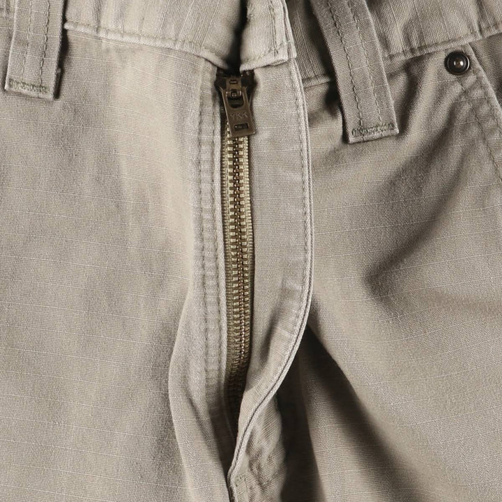Carhartt Relaxed Fit Ripstop Cargo Shorts, Men's, W34 equivalent cotton Beige type Vintage Second Hand