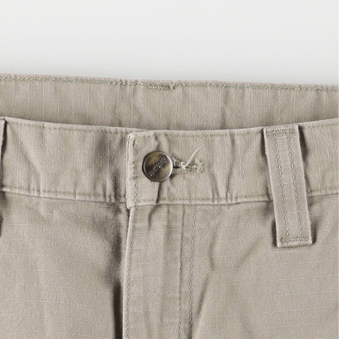 Carhartt Relaxed Fit Ripstop Cargo Shorts, Men's, W34 equivalent cotton Beige type Vintage Second Hand