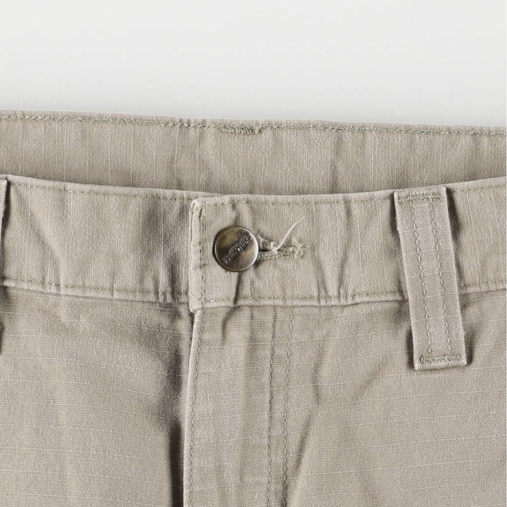 Carhartt Relaxed Fit Ripstop Cargo Shorts, Men's, W34 equivalent cotton Beige type Vintage Second Hand