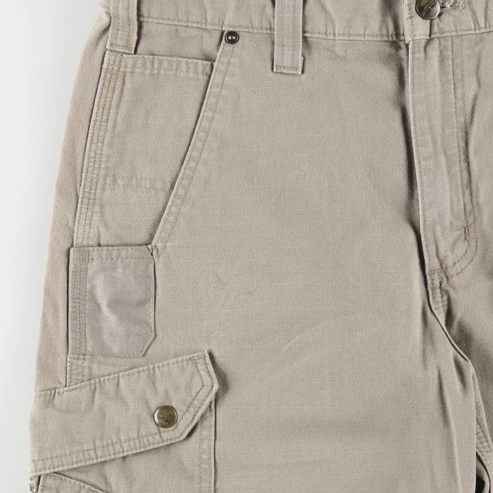 Carhartt Relaxed Fit Ripstop Cargo Shorts, Men's, W34 equivalent cotton Beige type Vintage Second Hand