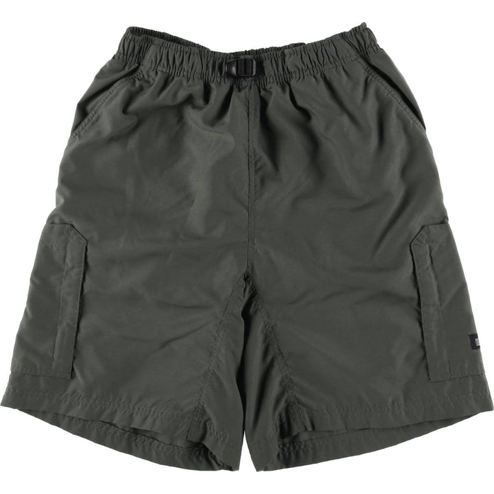 90'S Nike ACG cargo shorts, short pants, men's size M, vintage polyester Khaki type Vintage Second Hand