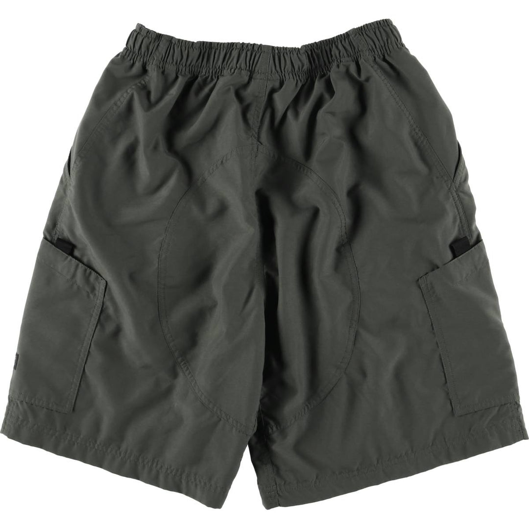 90'S Nike ACG cargo shorts, short pants, men's size M, vintage polyester Khaki type Vintage Second Hand