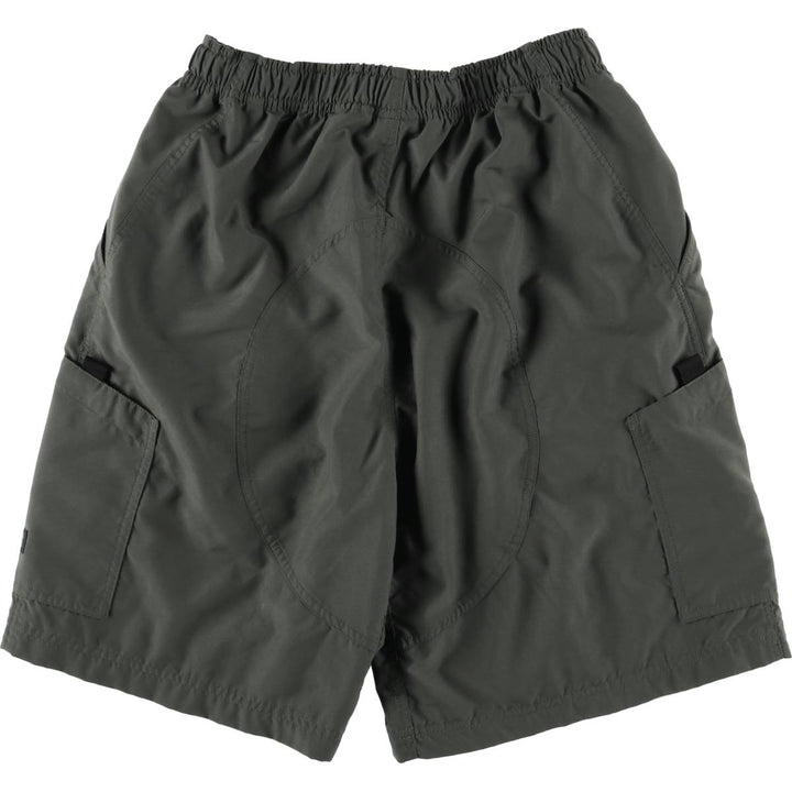 90'S Nike ACG cargo shorts, short pants, men's size M, vintage polyester Khaki type Vintage Second Hand