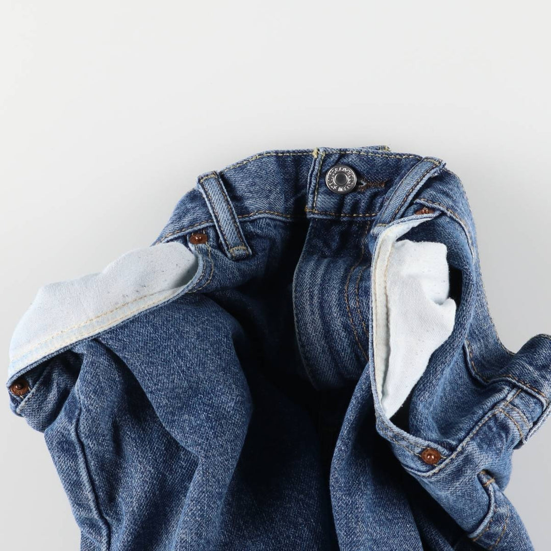 Levi's 505 denim shorts, half pants, men's size w35 cotton blue type Vintage Second Hand