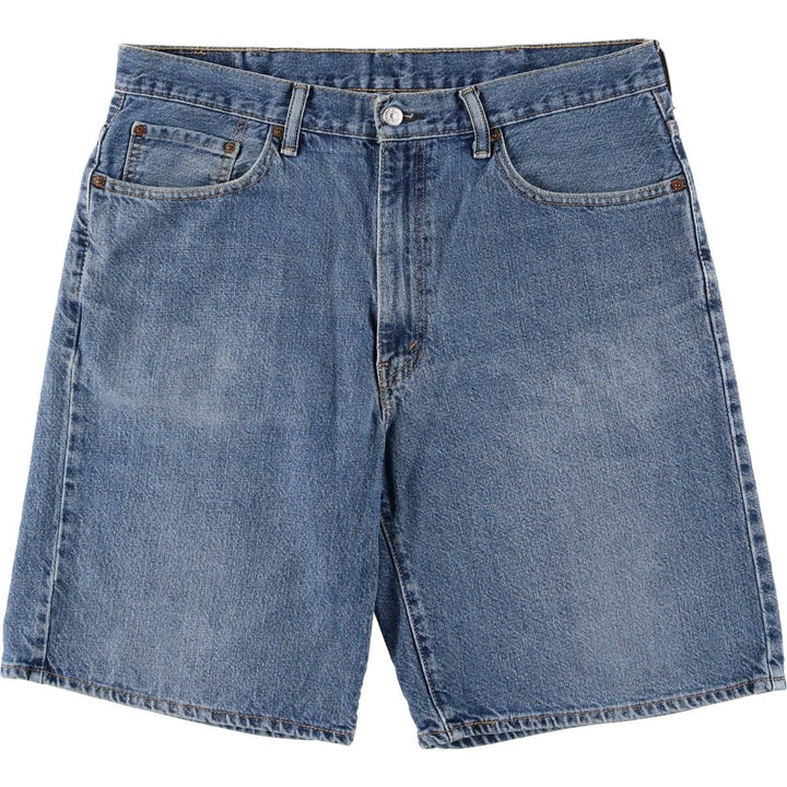 Levi's 550 denim shorts, short pants for men, size W37 cotton blue type Vintage Second Hand