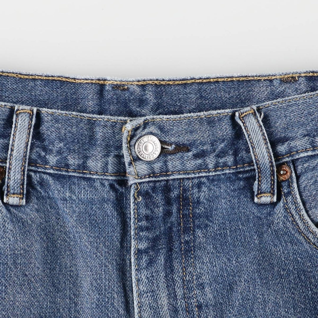Levi's 550 denim shorts, short pants for men, size W37 cotton blue type Vintage Second Hand