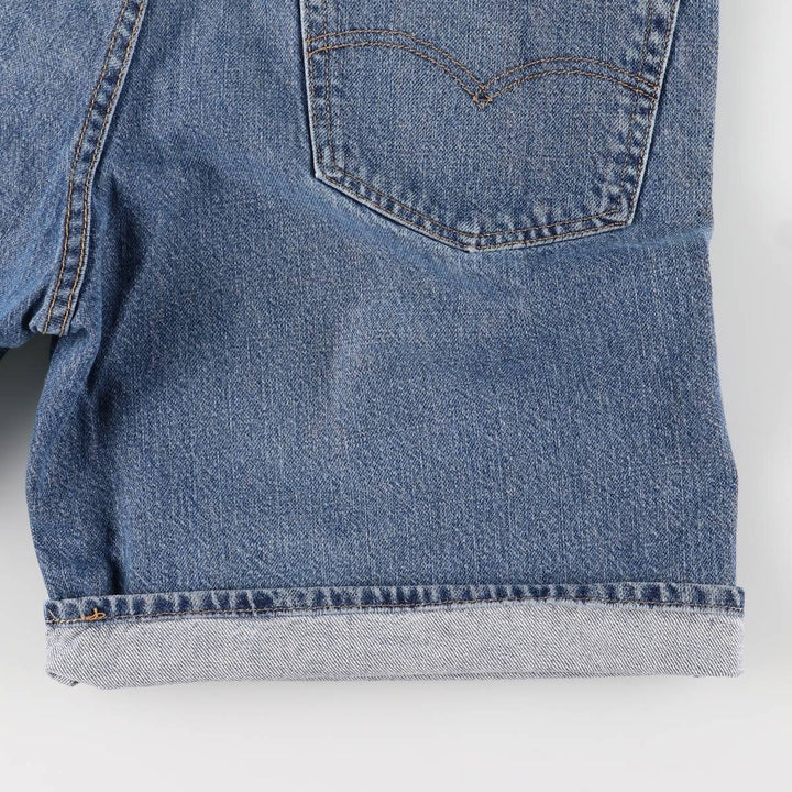 Levi's 550 denim shorts, short pants for men, size W37 cotton blue type Vintage Second Hand