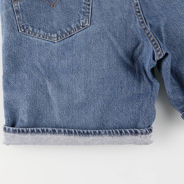 Levi's 550 denim shorts, short pants for men, size W37 cotton blue type Vintage Second Hand