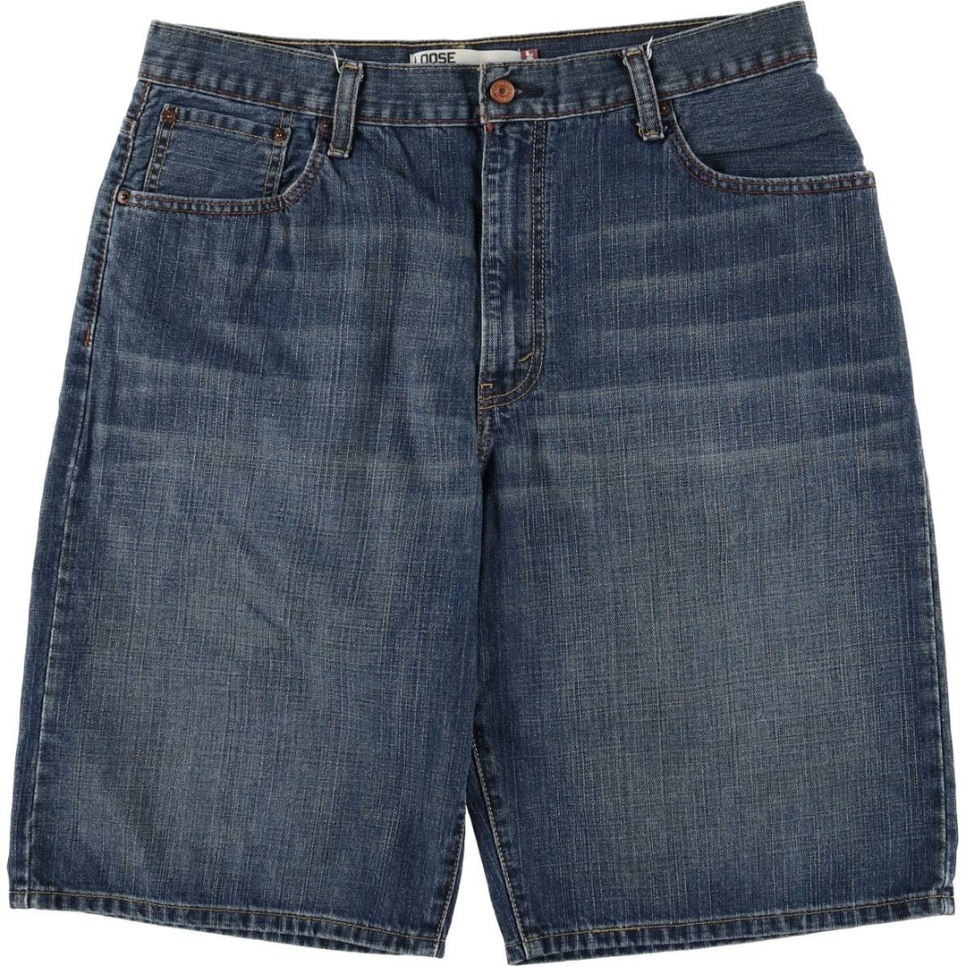 Levi's 569 Loose Straight Denim Shorts, Men's Size 36 cotton blue type Vintage Second Hand