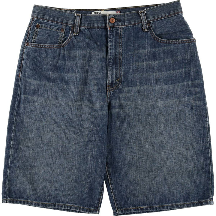 Levi's 569 Loose Straight Denim Shorts, Men's Size 36 cotton blue type Vintage Second Hand
