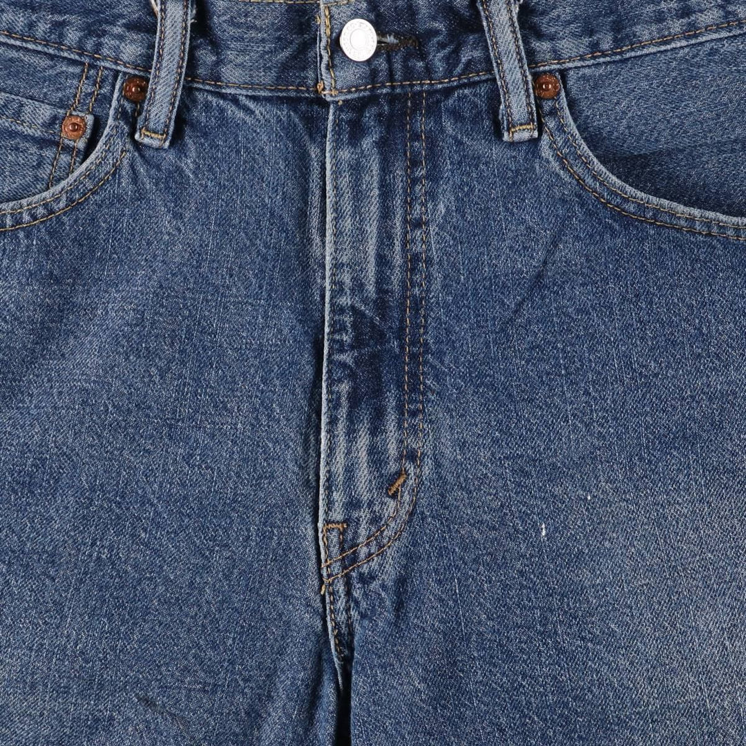 Levi's 550 denim shorts, short pants for men, size W34 cotton blue type Vintage Second Hand
