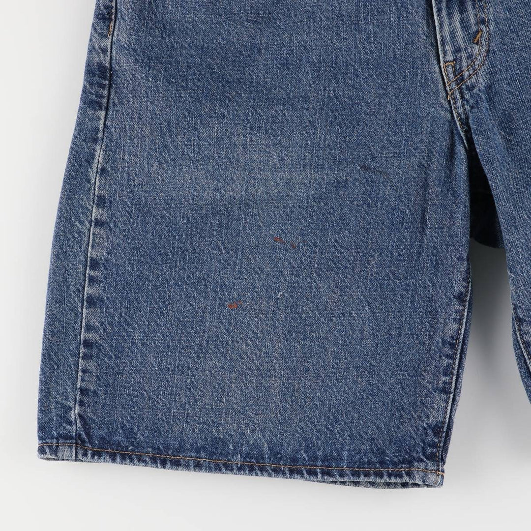 Levi's 550 denim shorts, short pants for men, size W34 cotton blue type Vintage Second Hand
