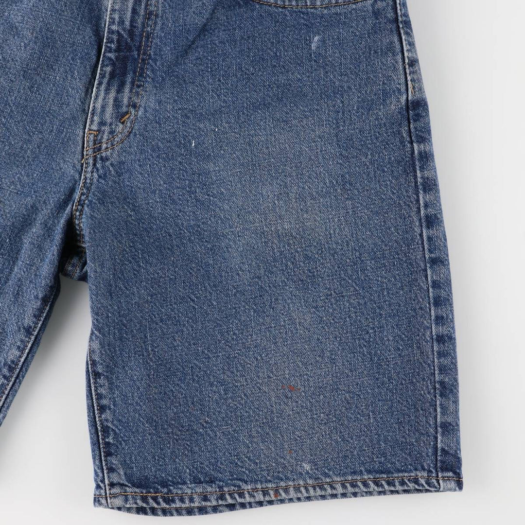 Levi's 550 denim shorts, short pants for men, size W34 cotton blue type Vintage Second Hand