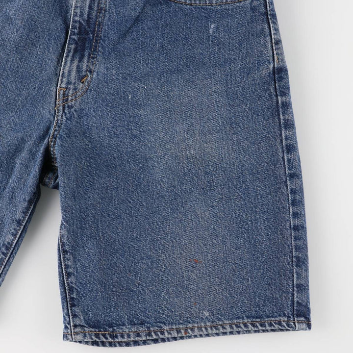 Levi's 550 denim shorts, short pants for men, size W34 cotton blue type Vintage Second Hand