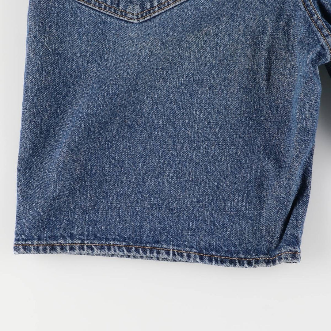 Levi's 550 denim shorts, short pants for men, size W34 cotton blue type Vintage Second Hand