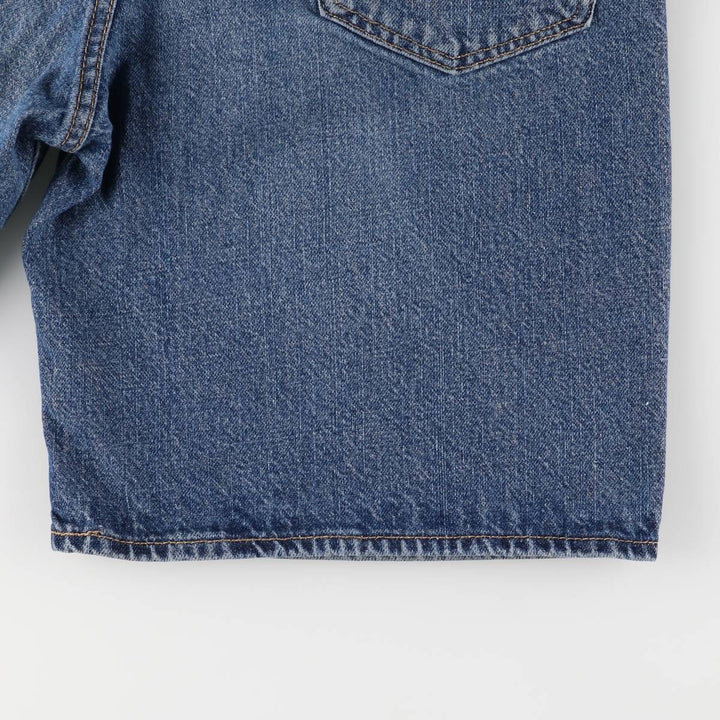 Levi's 550 denim shorts, short pants for men, size W34 cotton blue type Vintage Second Hand