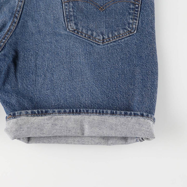 Levi's 550 denim shorts, short pants for men, size W34 cotton blue type Vintage Second Hand