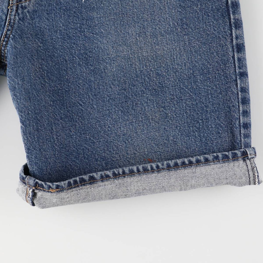 Levi's 550 denim shorts, short pants for men, size W34 cotton blue type Vintage Second Hand