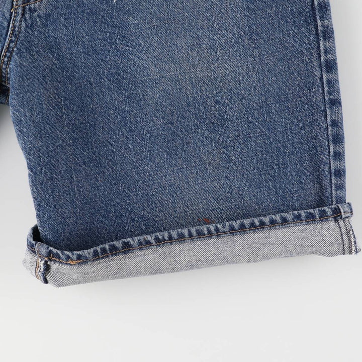 Levi's 550 denim shorts, short pants for men, size W34 cotton blue type Vintage Second Hand