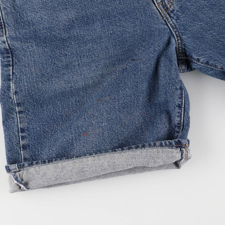 Levi's 550 denim shorts, short pants for men, size W34 cotton blue type Vintage Second Hand