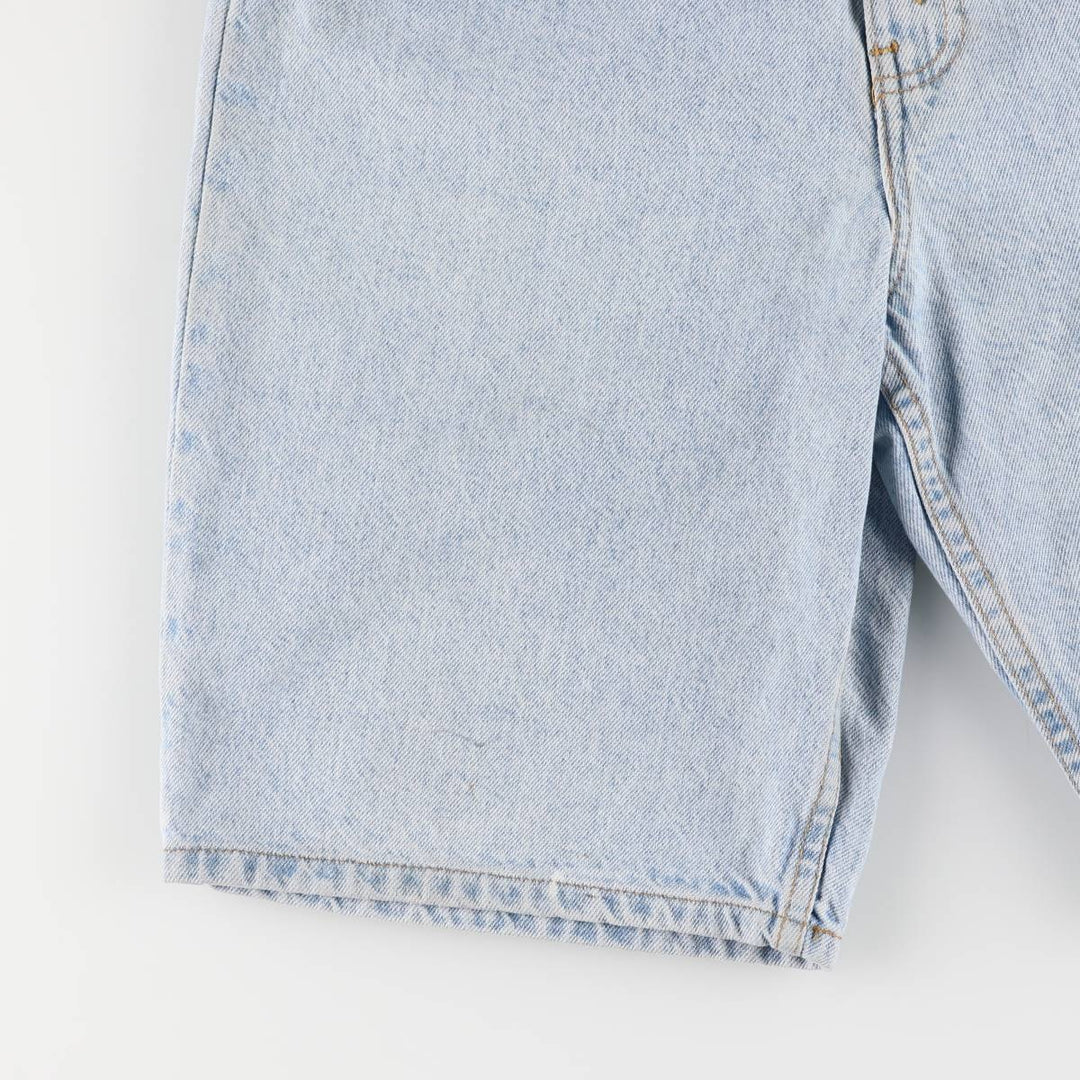 90'S Levi's 550 Relaxed Fit Orange Tab Denim Shorts, Men's, W31, Vintage cotton Blue type light blue Vintage Second Hand
