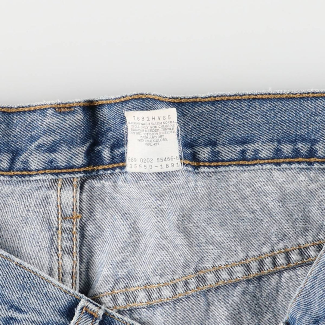 00'S Levi's 550 Relaxed Fit Denim Shorts for Men, Size W36 cotton Blue type light blue Vintage Second Hand
