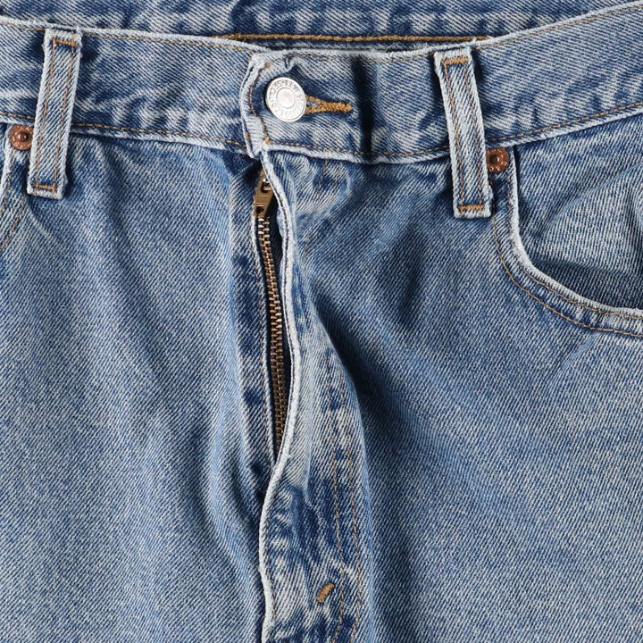 00'S Levi's 550 Relaxed Fit Denim Shorts for Men, Size W36 cotton Blue type light blue Vintage Second Hand
