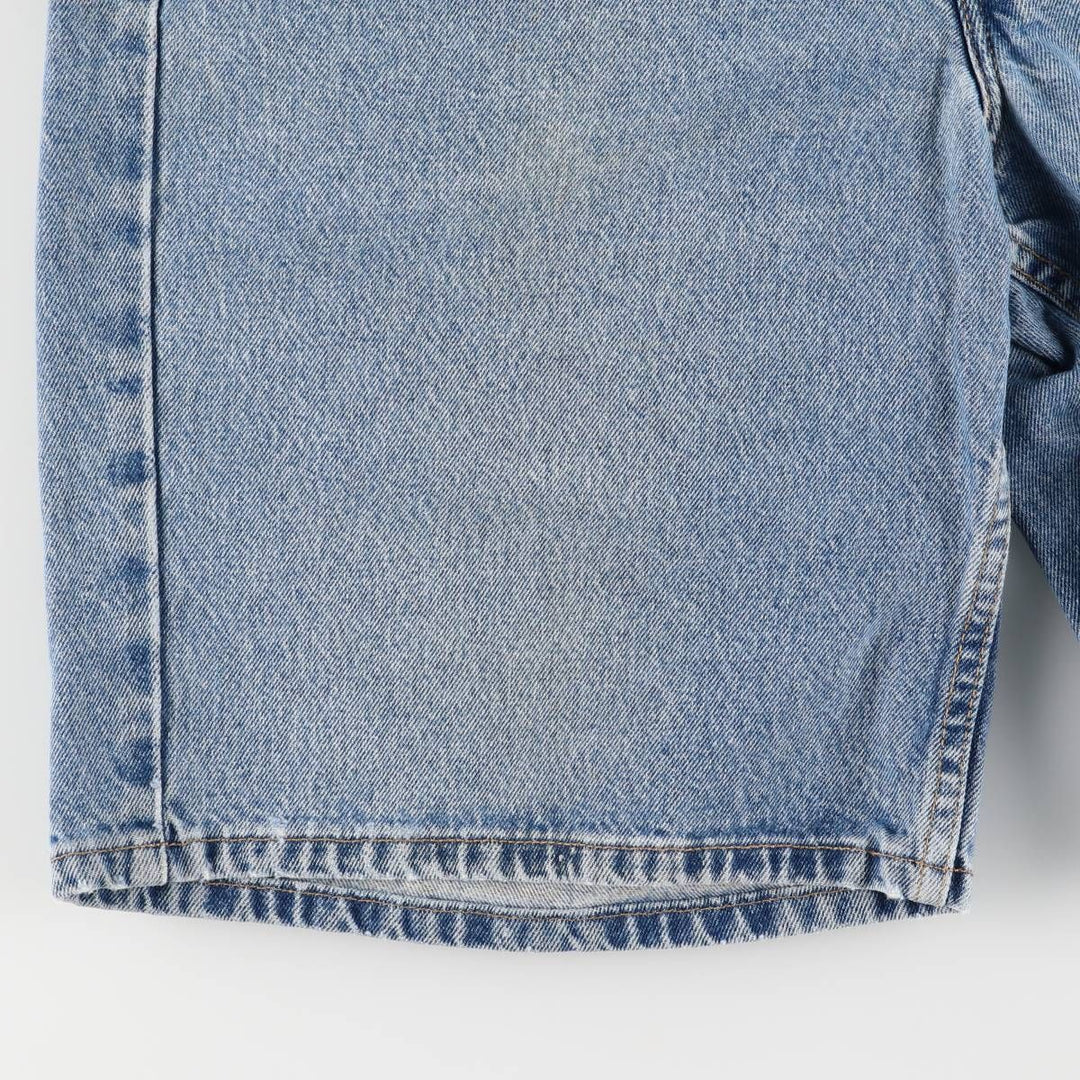 00'S Levi's 550 Relaxed Fit Denim Shorts for Men, Size W36 cotton Blue type light blue Vintage Second Hand