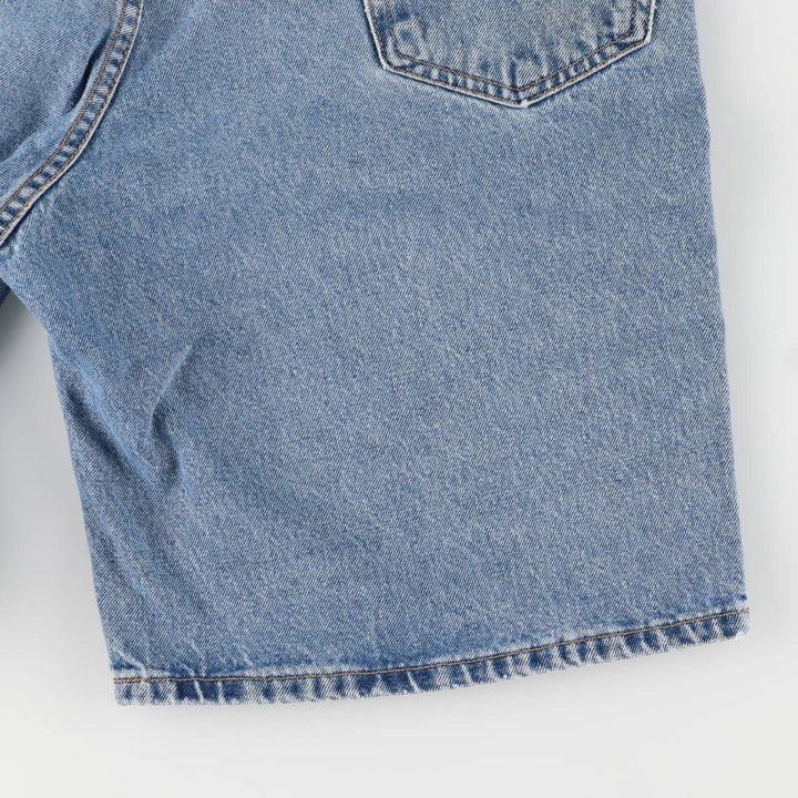 00'S Levi's 550 Relaxed Fit Denim Shorts for Men, Size W36 cotton Blue type light blue Vintage Second Hand