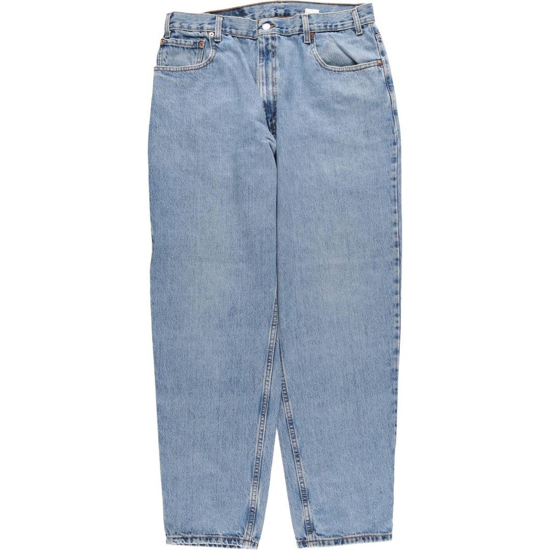 00'S Levi's 560 LOOSE FIT tapered denim pants for men, size w36 cotton blue type Vintage Second Hand