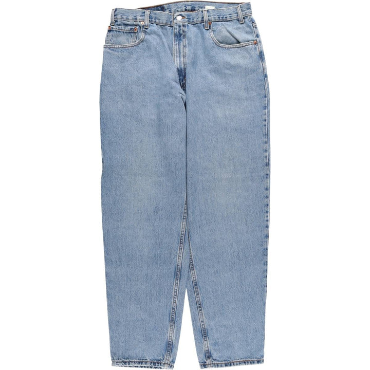 00'S Levi's 560 LOOSE FIT tapered denim pants for men, size w36 cotton blue type Vintage Second Hand