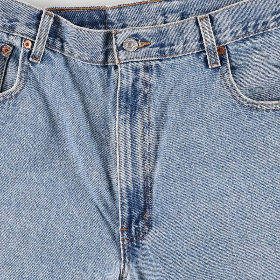00'S Levi's 560 LOOSE FIT tapered denim pants for men, size w36 cotton blue type Vintage Second Hand