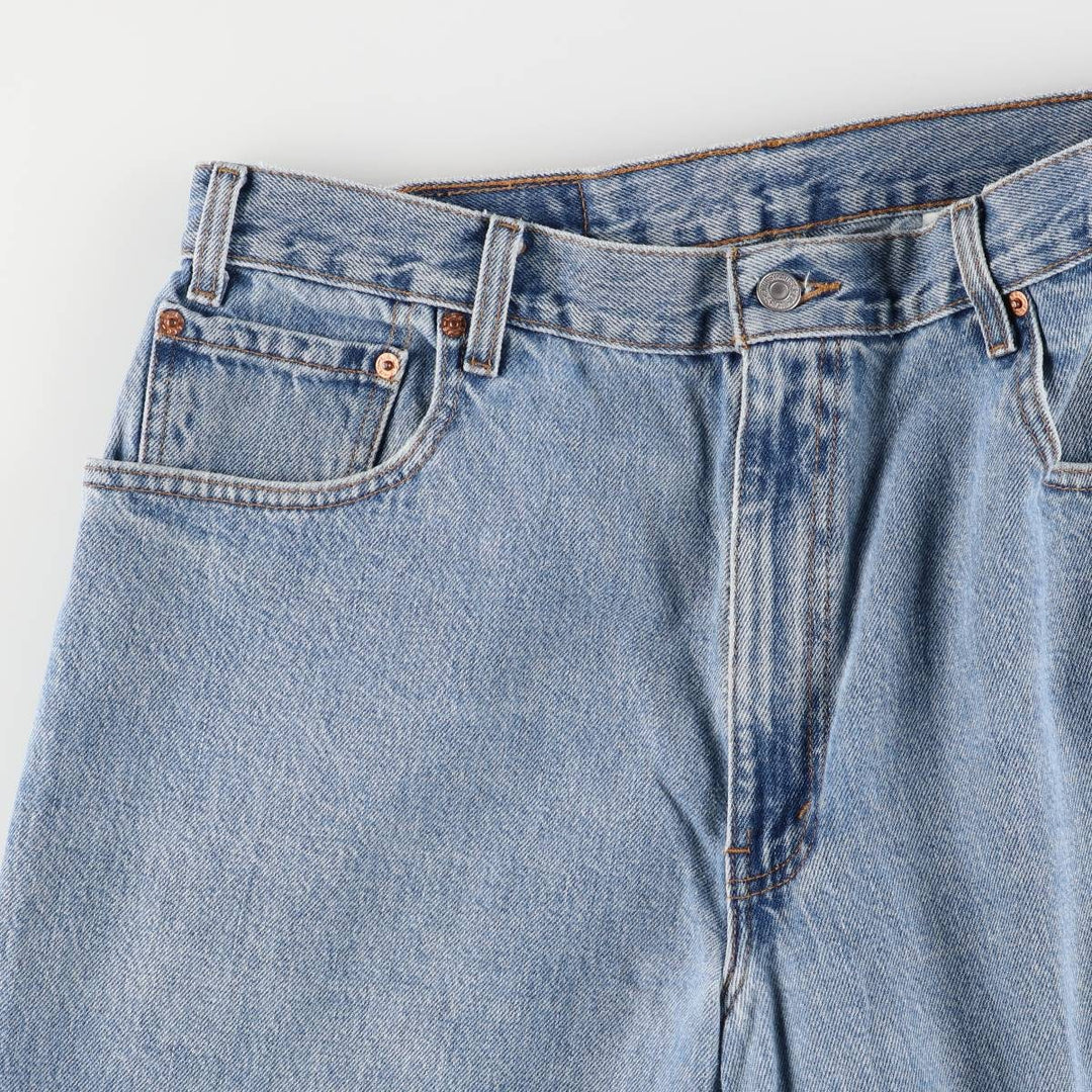 00'S Levi's 560 LOOSE FIT tapered denim pants for men, size w36 cotton blue type Vintage Second Hand