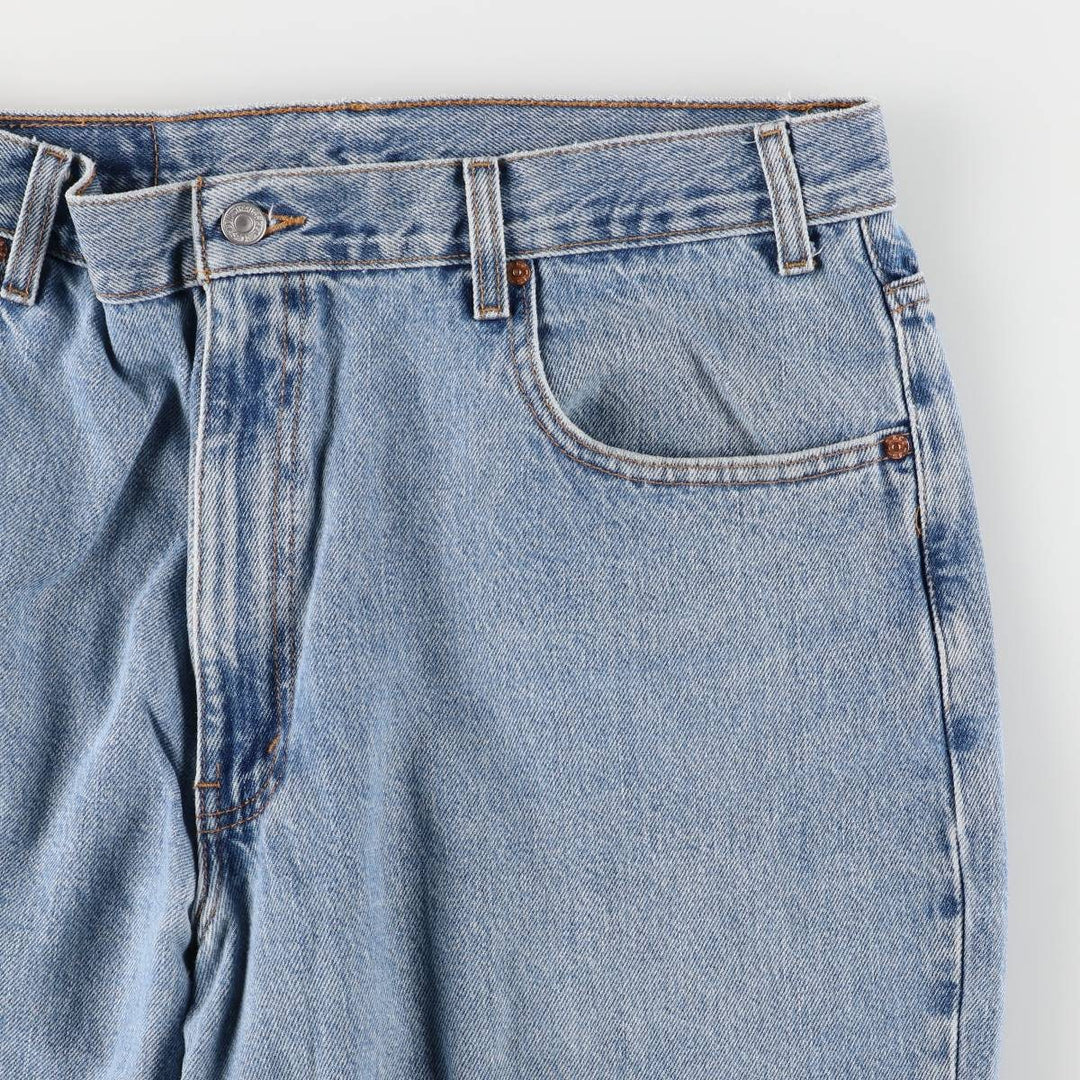 00'S Levi's 560 LOOSE FIT tapered denim pants for men, size w36 cotton blue type Vintage Second Hand