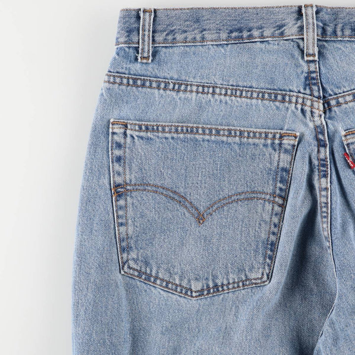 00'S Levi's 560 LOOSE FIT tapered denim pants for men, size w36 cotton blue type Vintage Second Hand