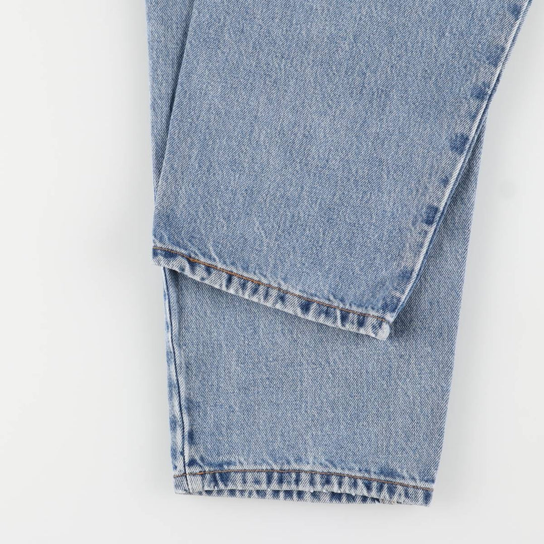 00'S Levi's 560 LOOSE FIT tapered denim pants for men, size w36 cotton blue type Vintage Second Hand