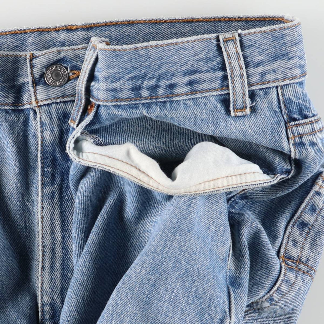 00'S Levi's 560 LOOSE FIT tapered denim pants for men, size w36 cotton blue type Vintage Second Hand