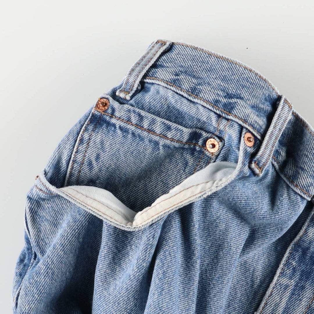 00'S Levi's 560 LOOSE FIT tapered denim pants for men, size w36 cotton blue type Vintage Second Hand