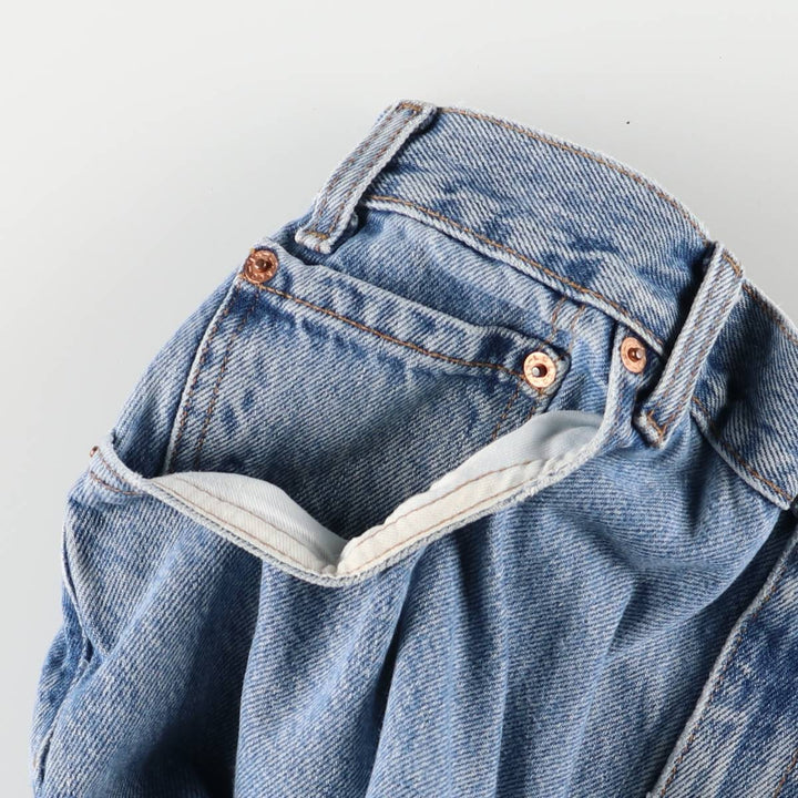 00'S Levi's 560 LOOSE FIT tapered denim pants for men, size w36 cotton blue type Vintage Second Hand